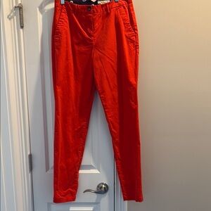 Boden Red-Orange Chino Pants